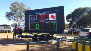 We supplied LED Screens for displaying the scoreboard at the 2017 Grand Finals of SA Rugby Union held in Elizabeth